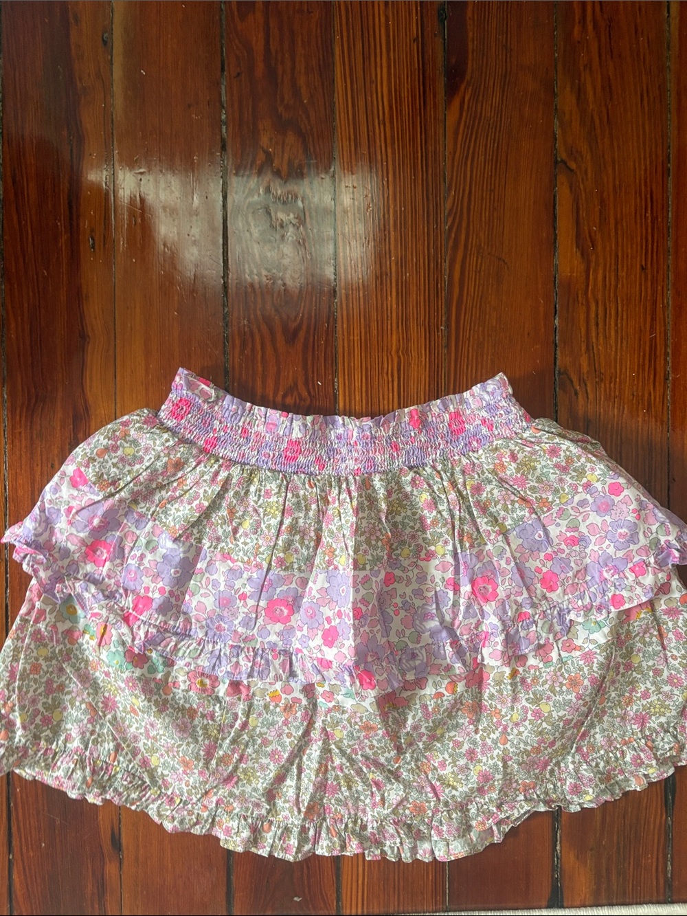 Love Shack Fancy X Liberty Fabric: Floral Ruffle Tiered Skirt